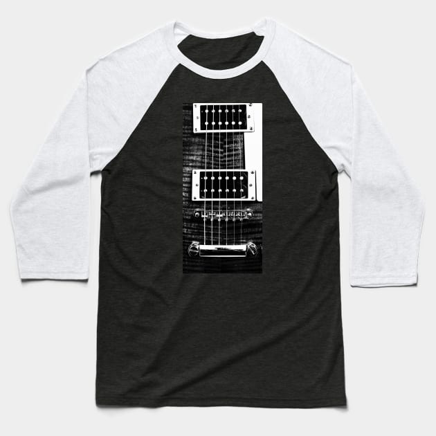 Guitar Baseball T-Shirt by VoidDesigns